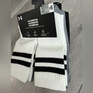 Under Armour 6-Pack Men’s Crew Socks NWT
